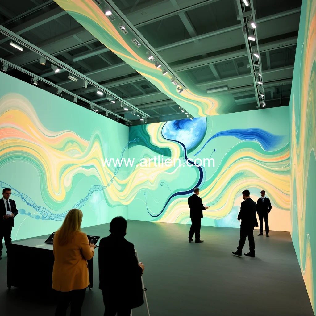 Artistic representation for TCLArt Debuts as Host Partner at Art Basel Paris Showcasing Its Commitment to Art and Technology Integration