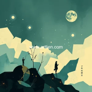 Artistic representation for A I