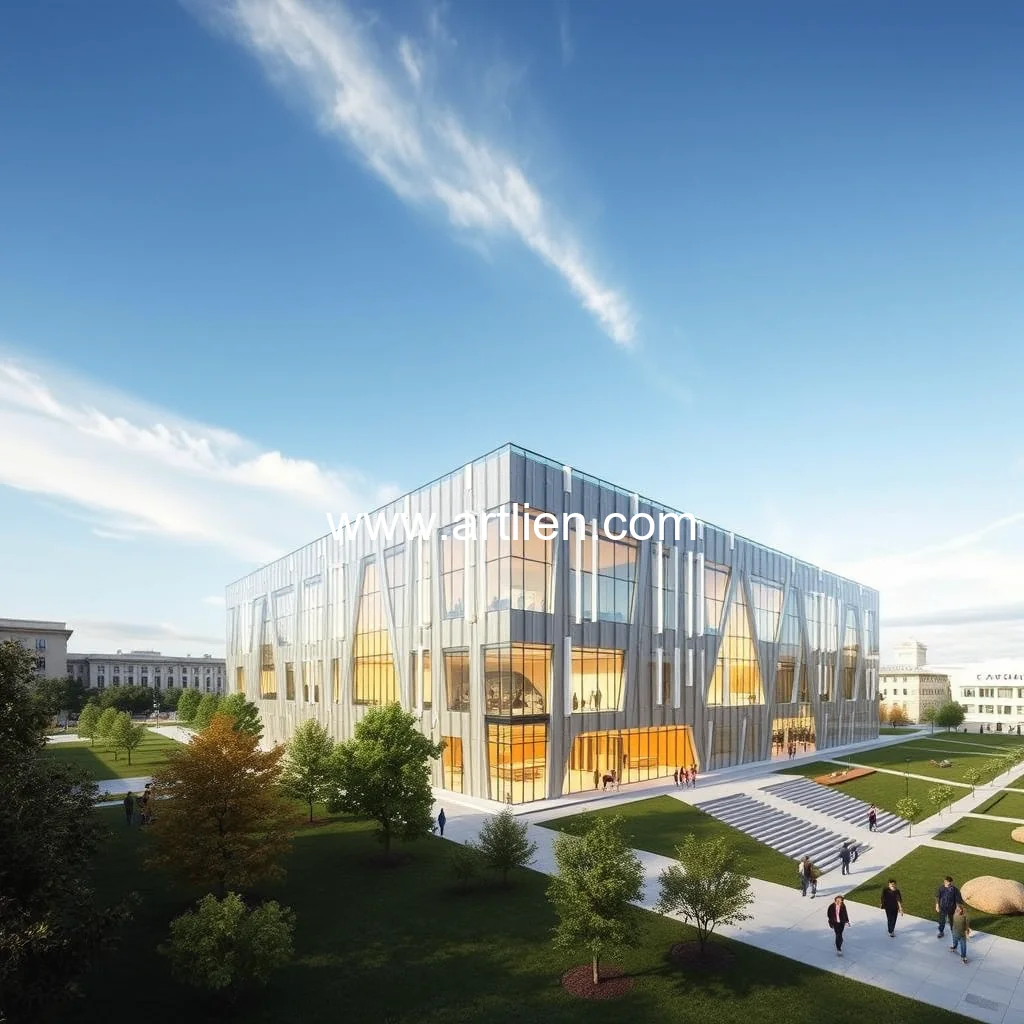 Artistic representation for Diller scofidio + renfro unveils innovative design for unm's center for collabor