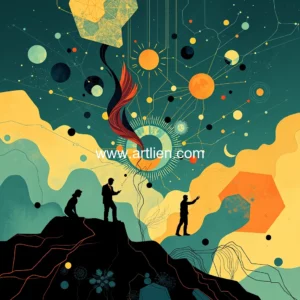 Artistic representation for Confluence of art, design, and technology: mastering creativity at tdf bootcamp