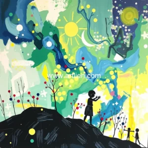 Artistic representation for Jamie Silvestri Woolwich : Bringing kids wholeness and health and healing through art