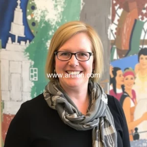 Artistic representation for Face Time : Lewiston Deanna Ehrhardt on how art benefits the community