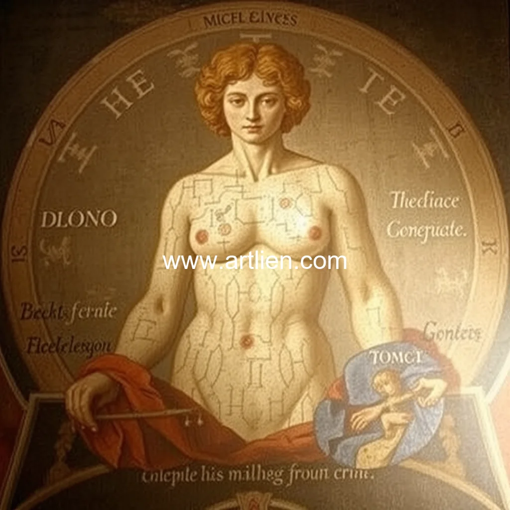 Artistic representation for A Renaissance Diagnosis Researchers think Michelangelo hid one of the earliest depictions of breast cancer in the Sistine Chapel