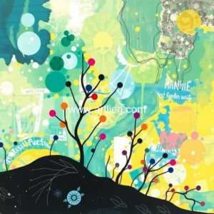 Artistic representation for Sunday's artistic fusion: art hive & staunton celebrate creativity!