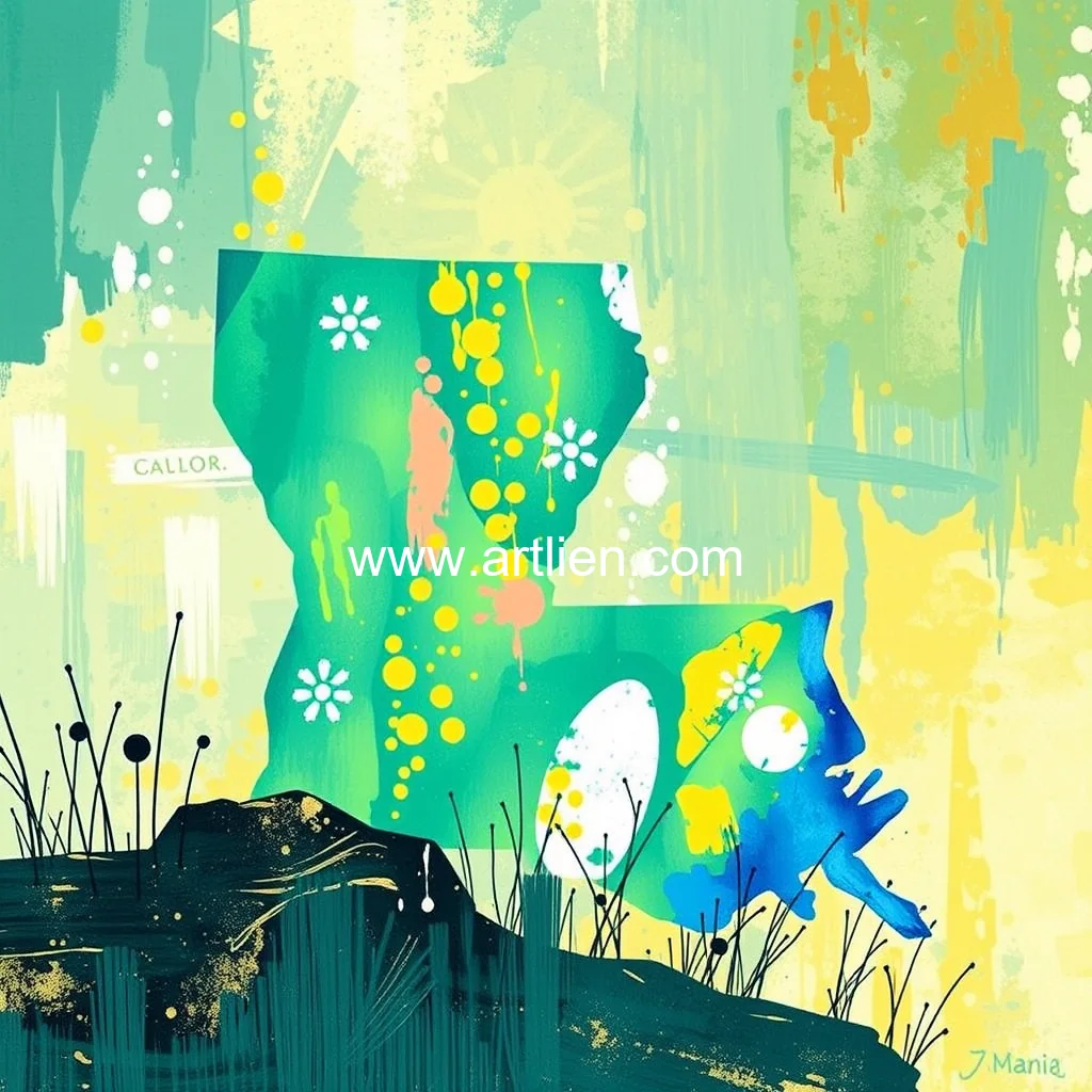 Artistic representation for Volunteer opportunities for north and south Louisiana Louisiana Inspired