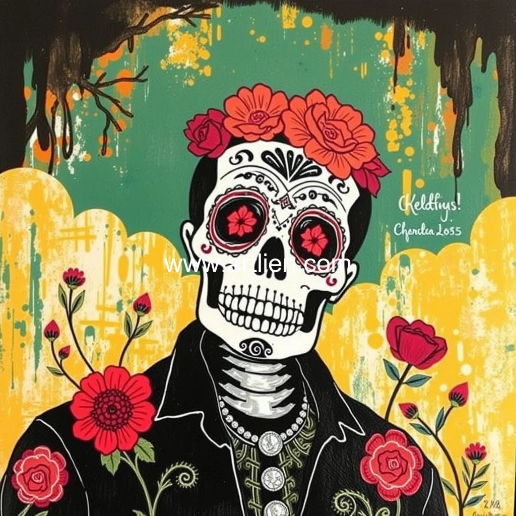 Artistic representation for Chicano artist to lead Día de los Muertos workshop and celebration
