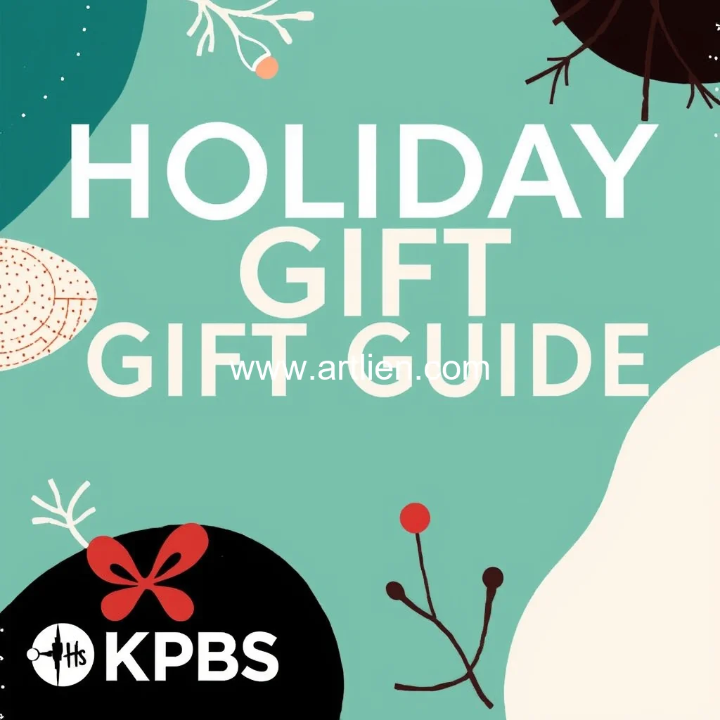 Artistic representation for KPBS Holiday Gift Guide : 25 unique local gifts from San Diego artisans and creatives