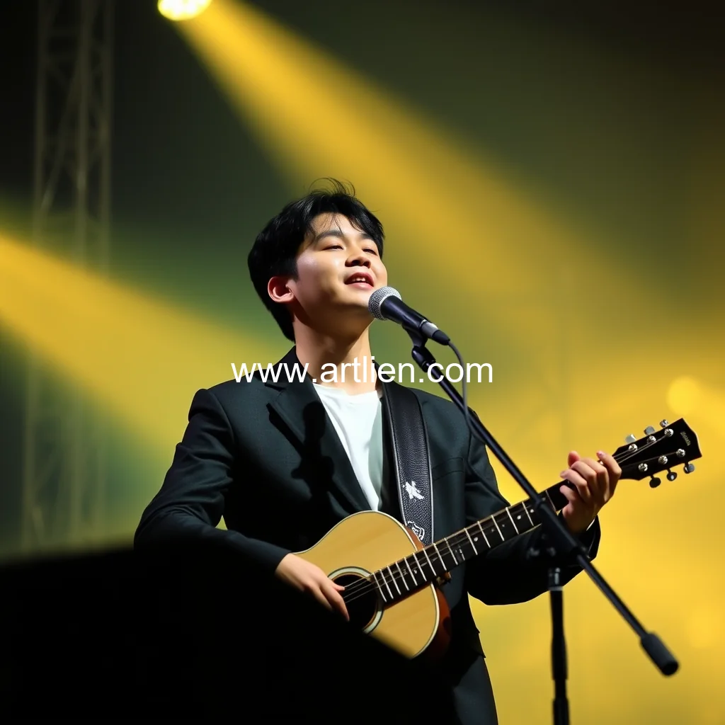 Artistic representation for Bait muzna unveils exciting live concert with south korean star, kang jae-hoon!