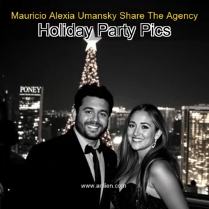 Artistic representation for Mauricio Alexia Umansky Share The Agency Holiday Party Pics