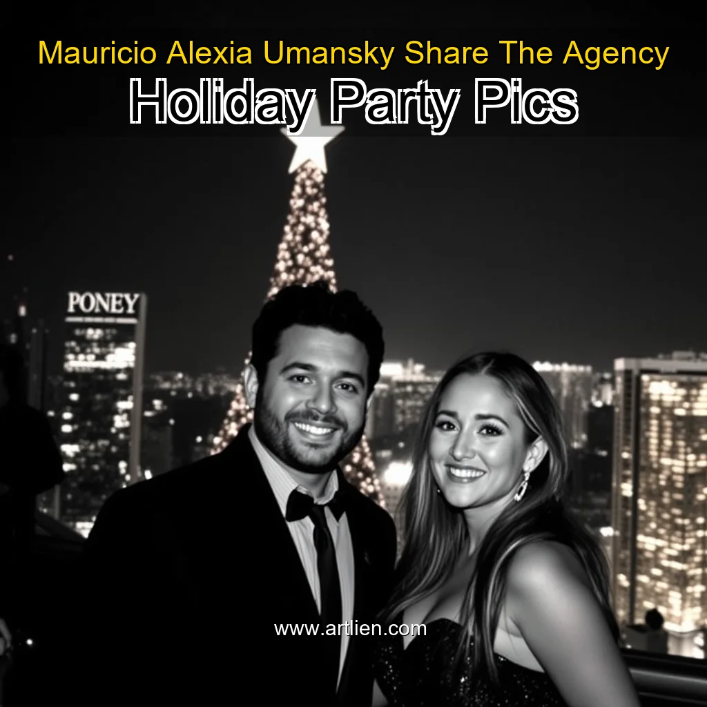 Artistic representation for Mauricio Alexia Umansky Share The Agency Holiday Party Pics