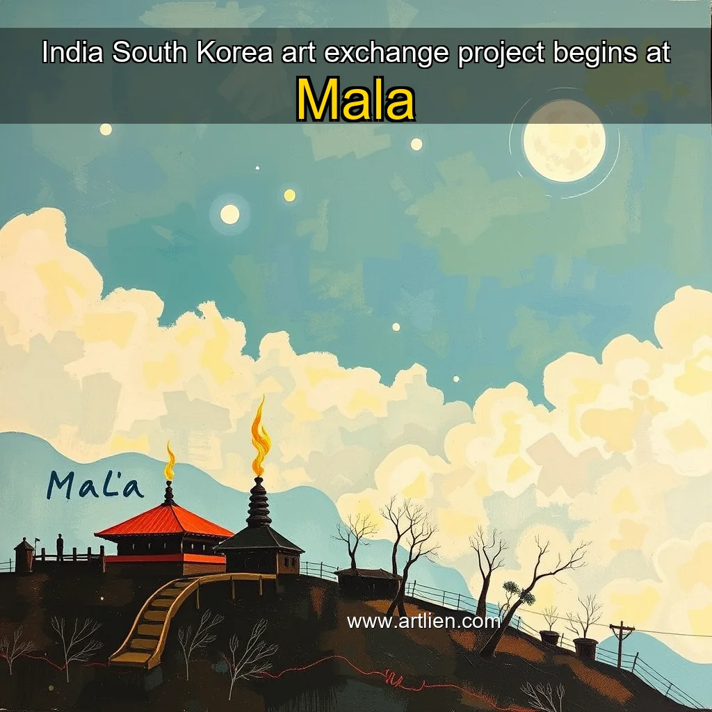 Artistic representation for India South Korea art exchange project begins at Mala