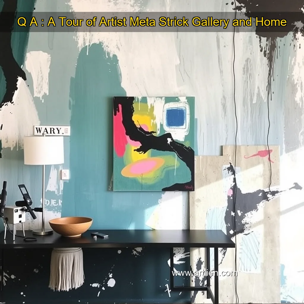 Artistic representation for Q A : A Tour of Artist Meta Strick Gallery and Home