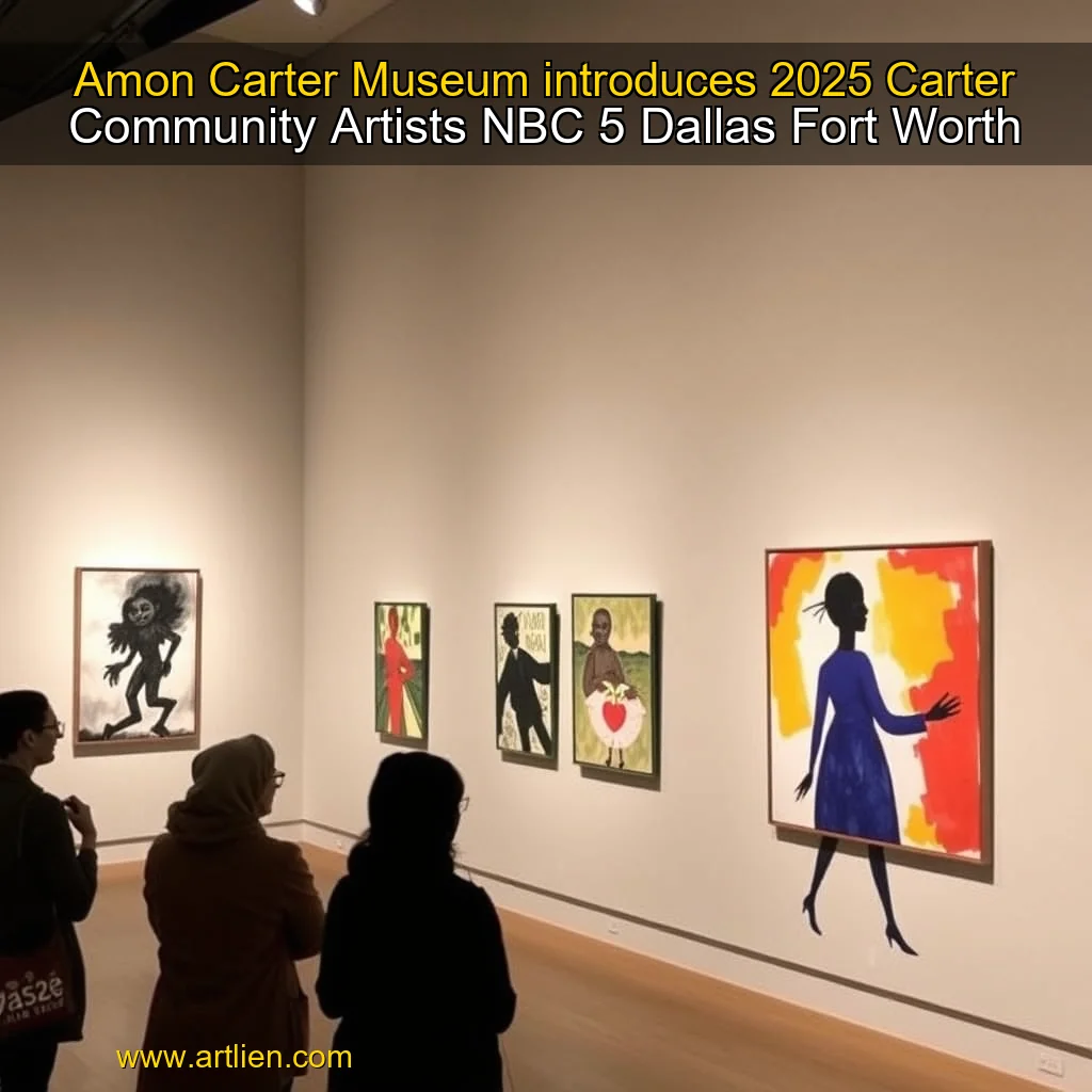 Artistic representation for Amon Carter Museum introduces 2025 Carter Community Artists NBC 5 Dallas Fort Worth