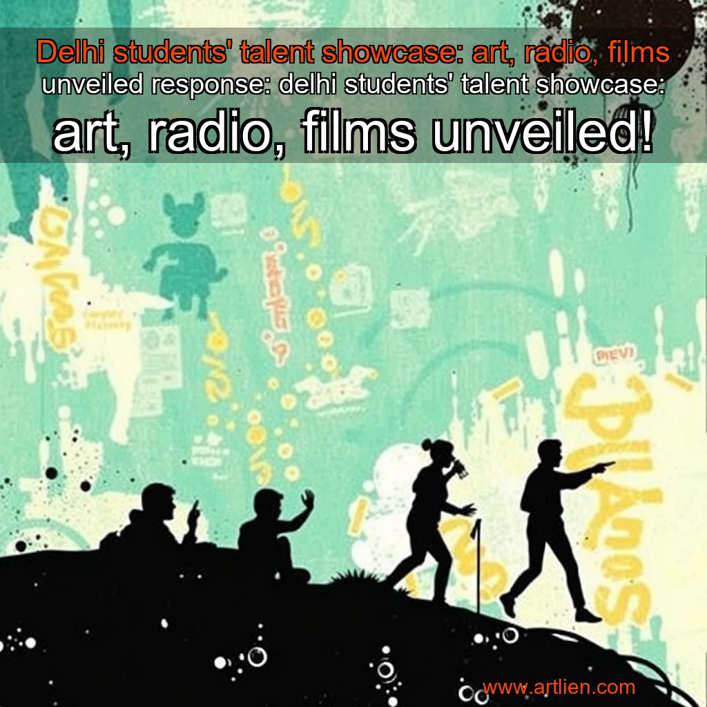 Artistic representation for Delhi students' talent showcase: art, radio, films unveiled response: delhi students' talent showcase: art, radio, films unveiled!