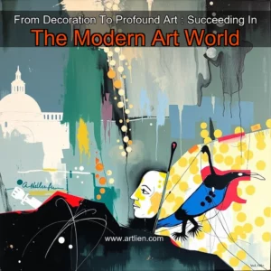 Artistic representation for From Decoration To Profound Art : Succeeding In The Modern Art World