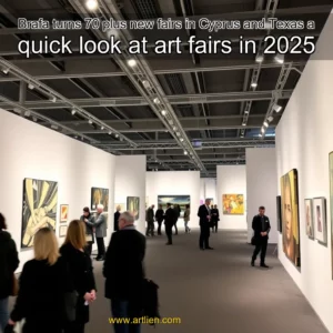 Artistic representation for Brafa turns 70 plus new fairs in Cyprus and Texas a quick look at art fairs in 2025