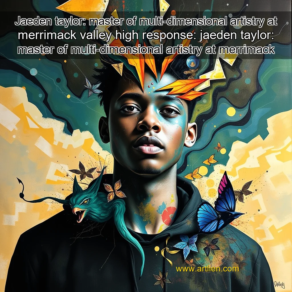 Artistic representation for Jaeden taylor: master of multi-dimensional artistry at merrimack valley high response: jaeden taylor: master of multi-dimensional artistry at merrimack valley high.