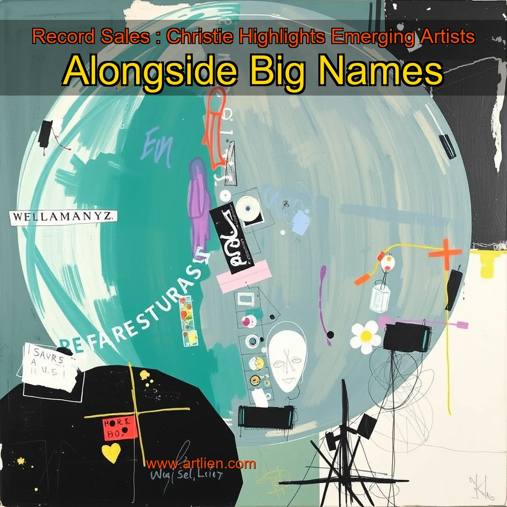 Artistic representation for Record Sales : Christie Highlights Emerging Artists Alongside Big Names
