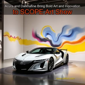 Artistic representation for Acura and Dalkhafine Bring Bold Art and Innovation to SCOPE Art Show