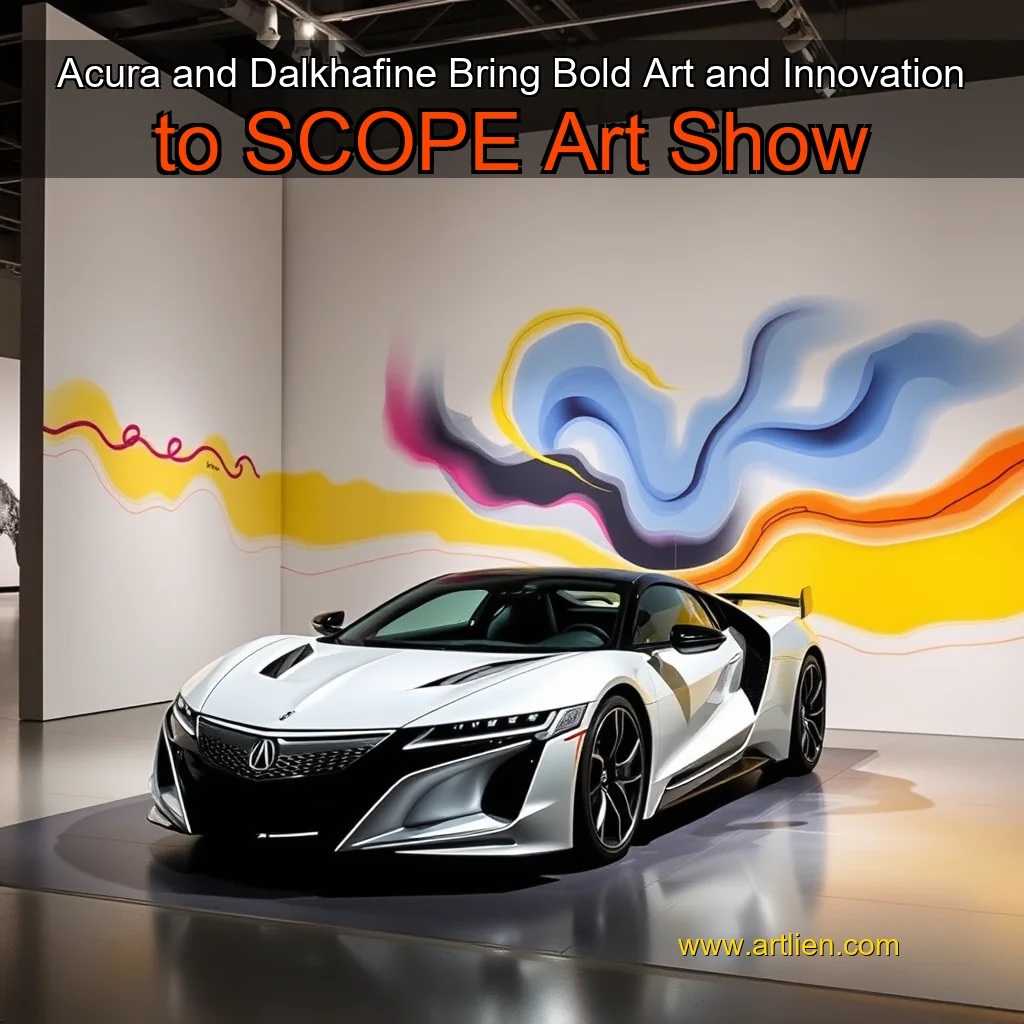 Artistic representation for Acura and Dalkhafine Bring Bold Art and Innovation to SCOPE Art Show