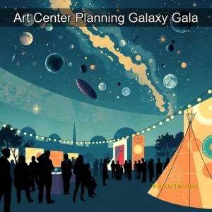 Artistic representation for Art Center Planning Galaxy Gala