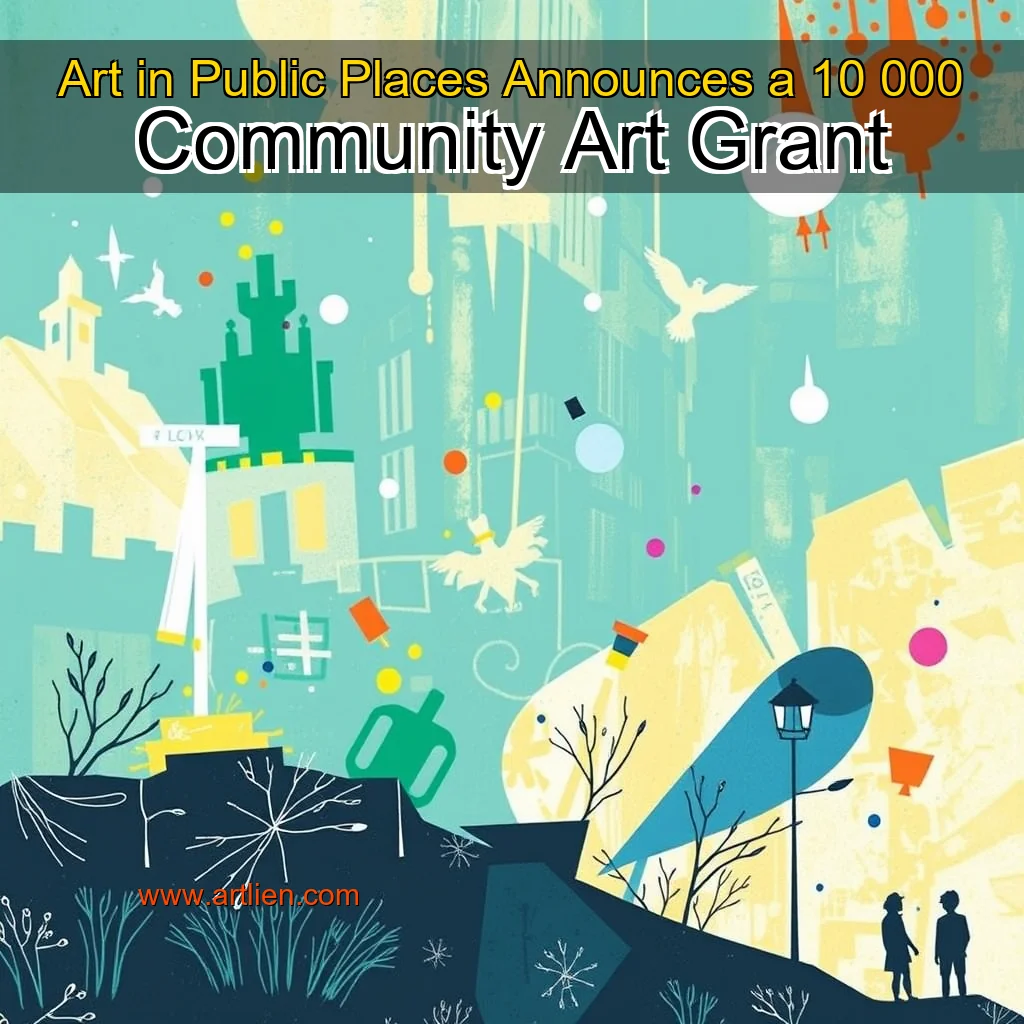 Artistic representation for Art in Public Places Announces a 10 000 Community Art Grant