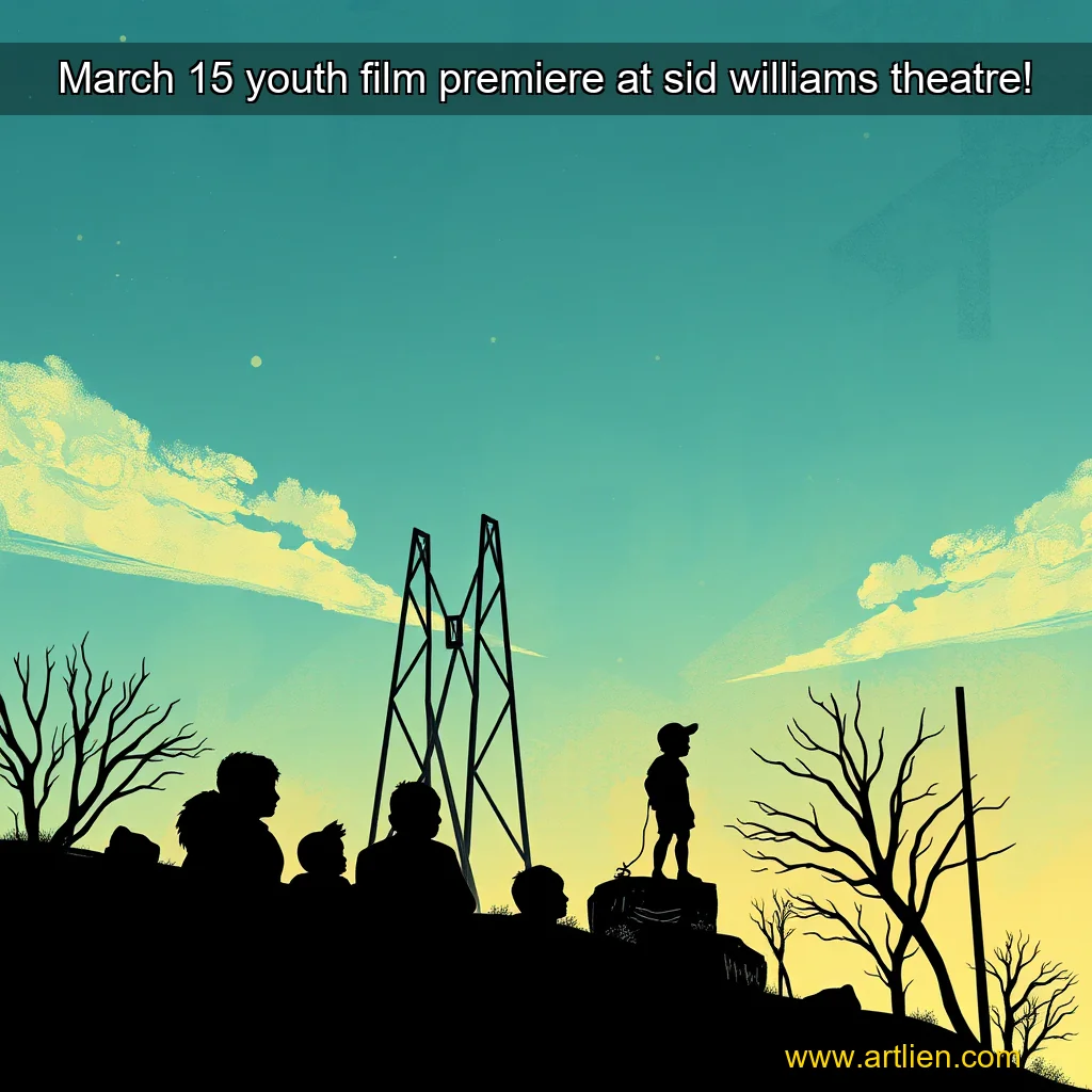 Artistic representation for March 15 youth film premiere at sid williams theatre!