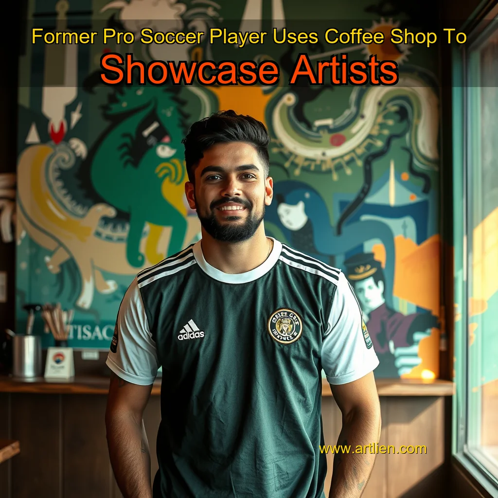 Artistic representation for Former Pro Soccer Player Uses Coffee Shop To Showcase Artists