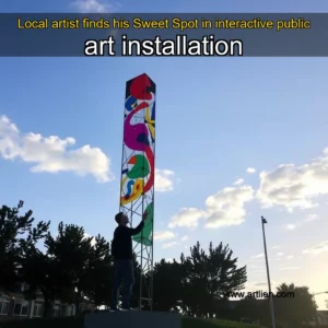 Artistic representation for Local artist finds his Sweet Spot in interactive public art installation