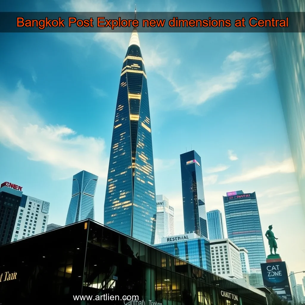 Artistic representation for Bangkok Post Explore new dimensions at Central