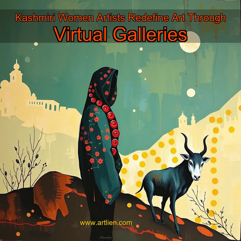 Artistic representation for Kashmiri Women Artists Redefine Art Through Virtual Galleries