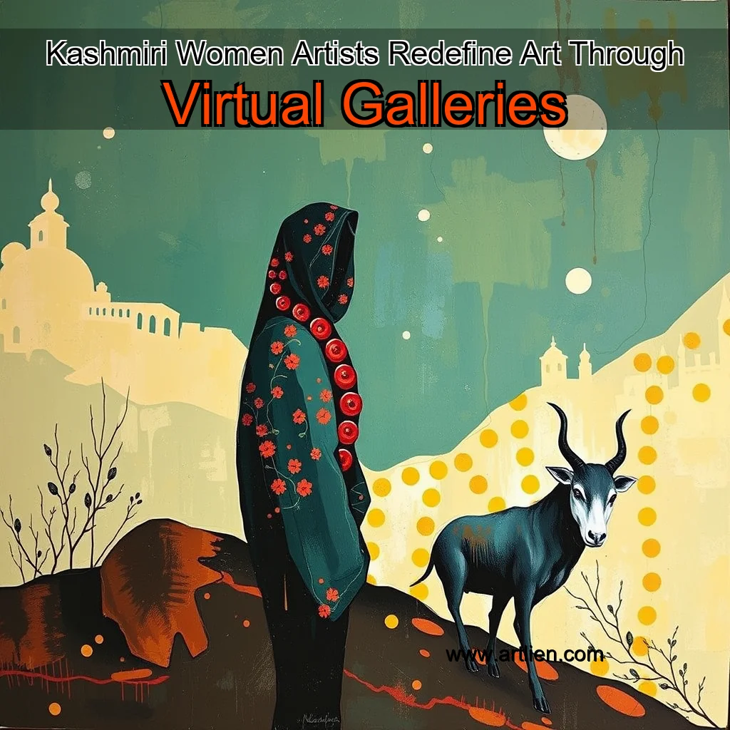 Artistic representation for Kashmiri Women Artists Redefine Art Through Virtual Galleries