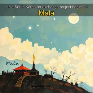 Artistic representation for India South Korea art exchange project begins at Mala