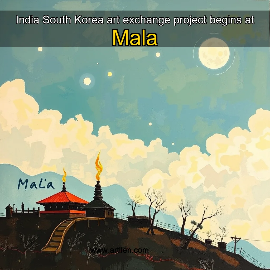 Artistic representation for India South Korea art exchange project begins at Mala