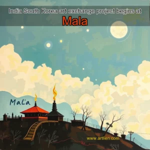 Artistic representation for India South Korea art exchange project begins at Mala