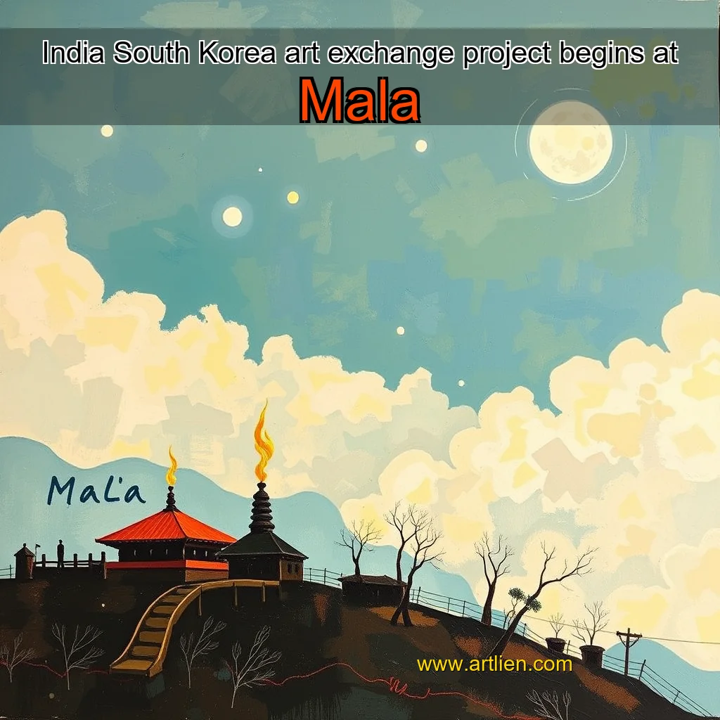 Artistic representation for India South Korea art exchange project begins at Mala