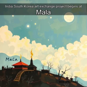 Artistic representation for India South Korea art exchange project begins at Mala