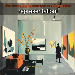 Artistic representation for The changing landscape of artist dealer representation