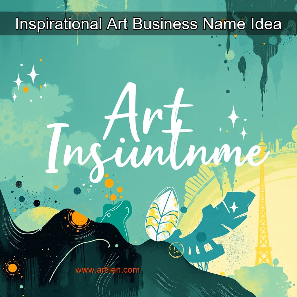 Artistic representation for Inspirational Art Business Name Idea