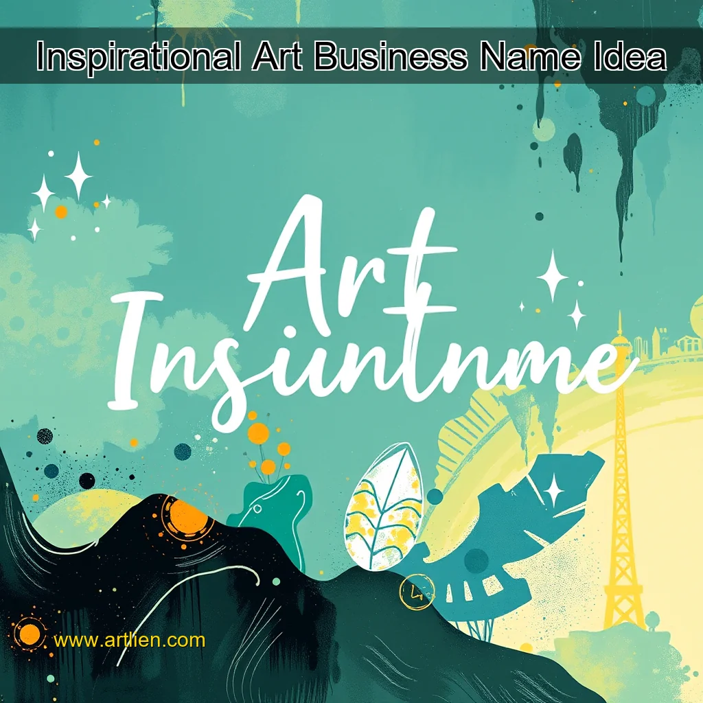 Artistic representation for Inspirational Art Business Name Idea