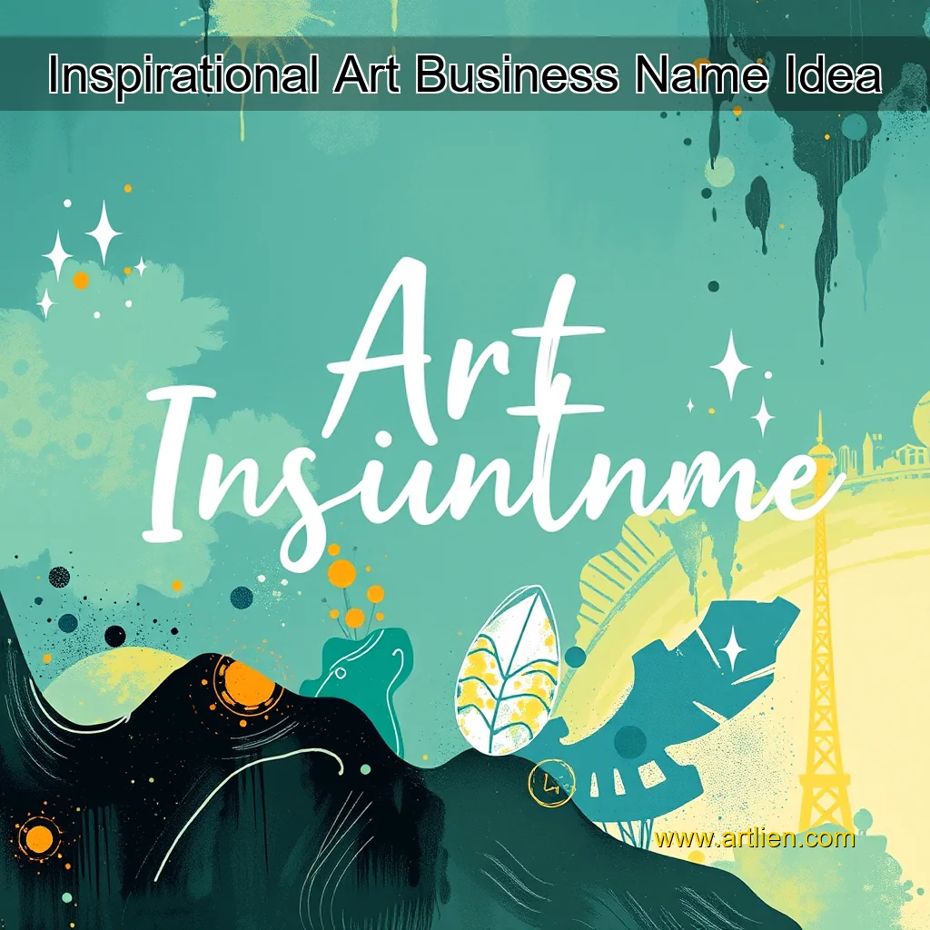 Artistic representation for Inspirational Art Business Name Idea