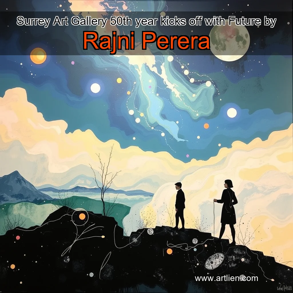 Artistic representation for Surrey Art Gallery 50th year kicks off with Future by Rajni Perera