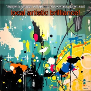 Artistic representation for Tampa's premier art gallery showcases global and local artistic brilliance!