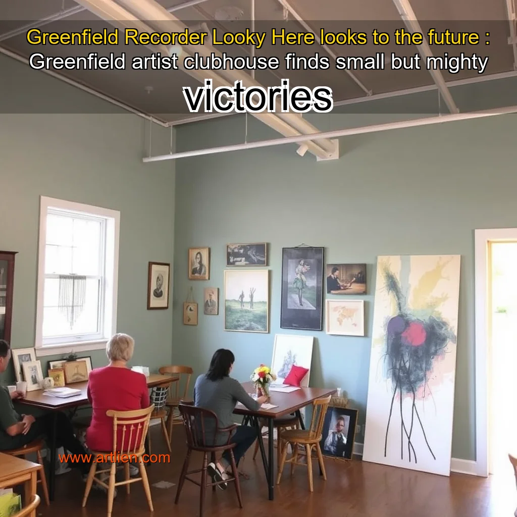 Artistic representation for Greenfield Recorder Looky Here looks to the future : Greenfield artist clubhouse finds small but mighty victories