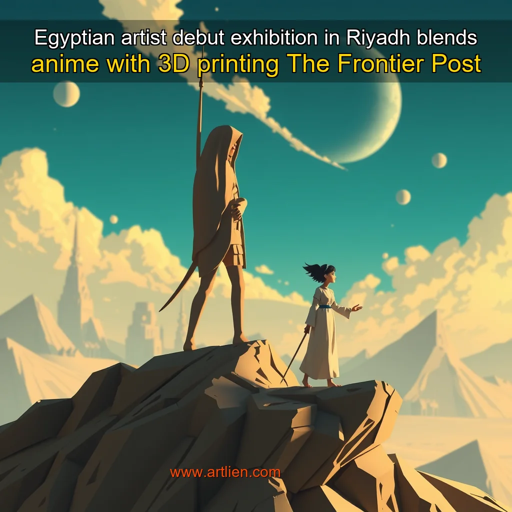 Artistic representation for Egyptian artist debut exhibition in Riyadh blends anime with 3D printing The Frontier Post