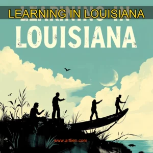 Artistic representation for LEARNING IN LOUISIANA