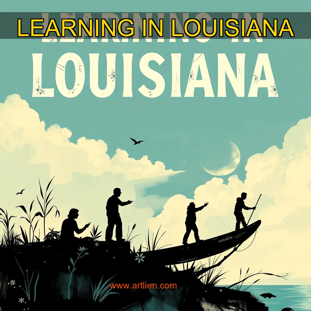 Artistic representation for LEARNING IN LOUISIANA