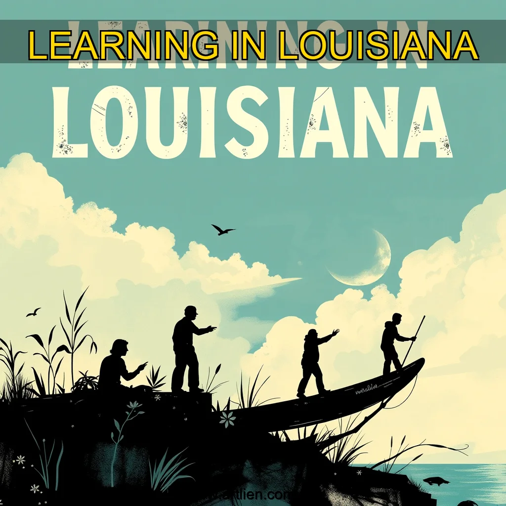 Artistic representation for LEARNING IN LOUISIANA