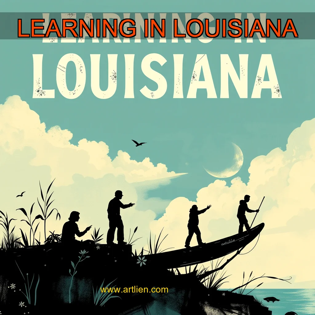 Artistic representation for LEARNING IN LOUISIANA