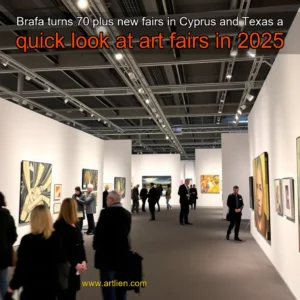 Artistic representation for Brafa turns 70 plus new fairs in Cyprus and Texas a quick look at art fairs in 2025